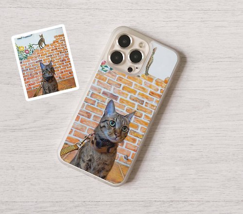 Gagby Design 來圖訂製 客人提供寵物相片印刷全包手機殼 iPhone 15 14 Pro Max