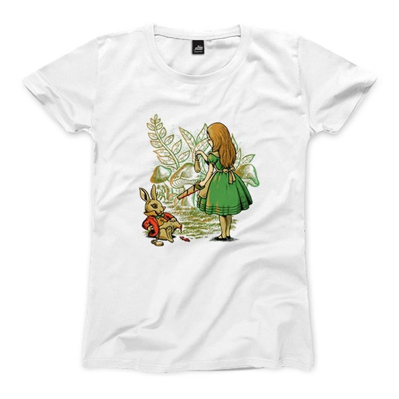 Rabbit's foot - White - Women's T-Shirt - Women's T-Shirts - Cotton & Hemp 