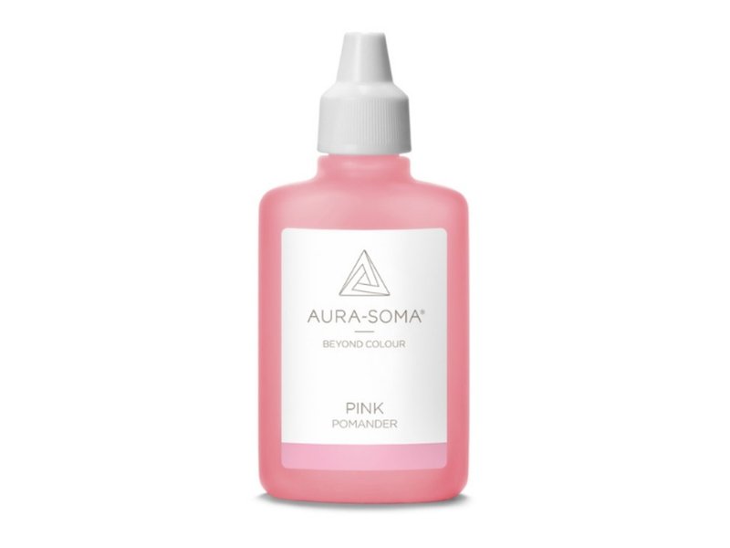 Aura-Soma 粉紅色波曼德 25ml - 香氛/精油/擴香 - 精油 白色