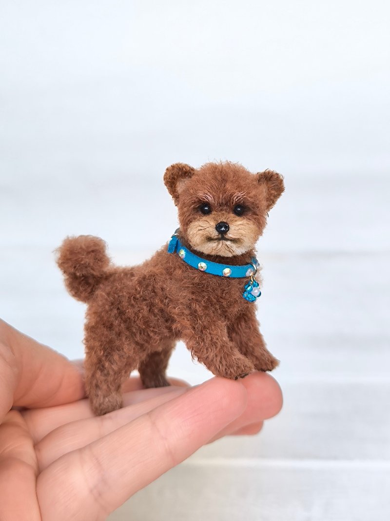 Puppy Toby - 玩偶/公仔 - 羊毛 咖啡色