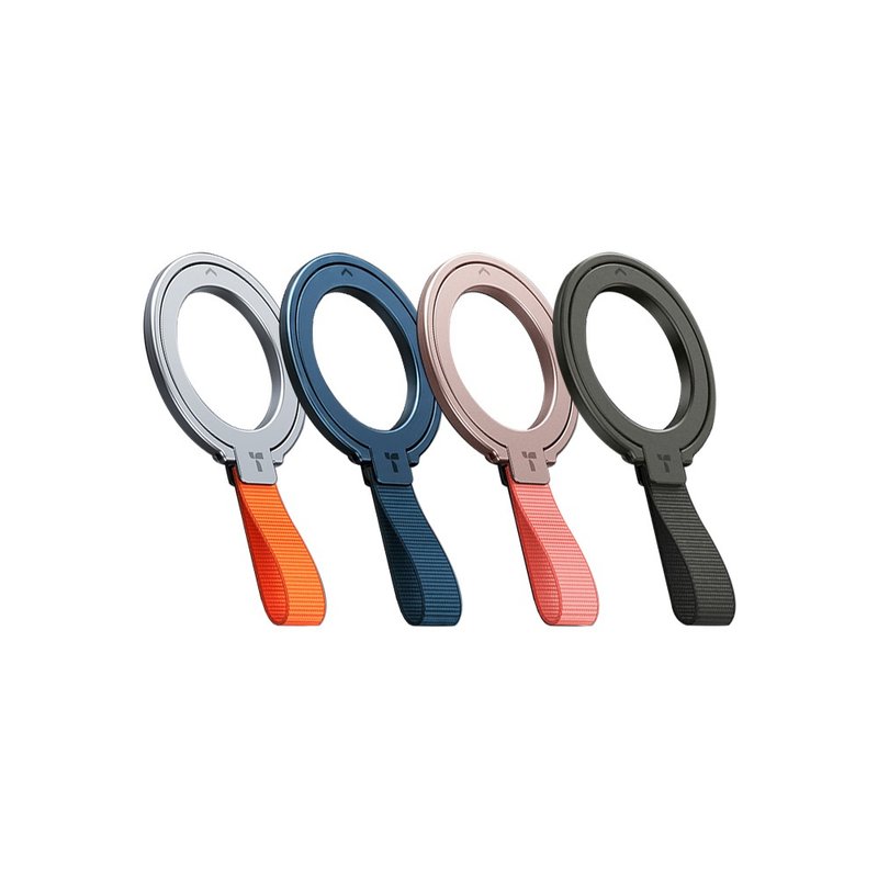 TORRAS OmniRing 全能環 MagSafe磁吸指環旋轉支架 編織款 - 手機/平板支架 - 塑膠 黑色