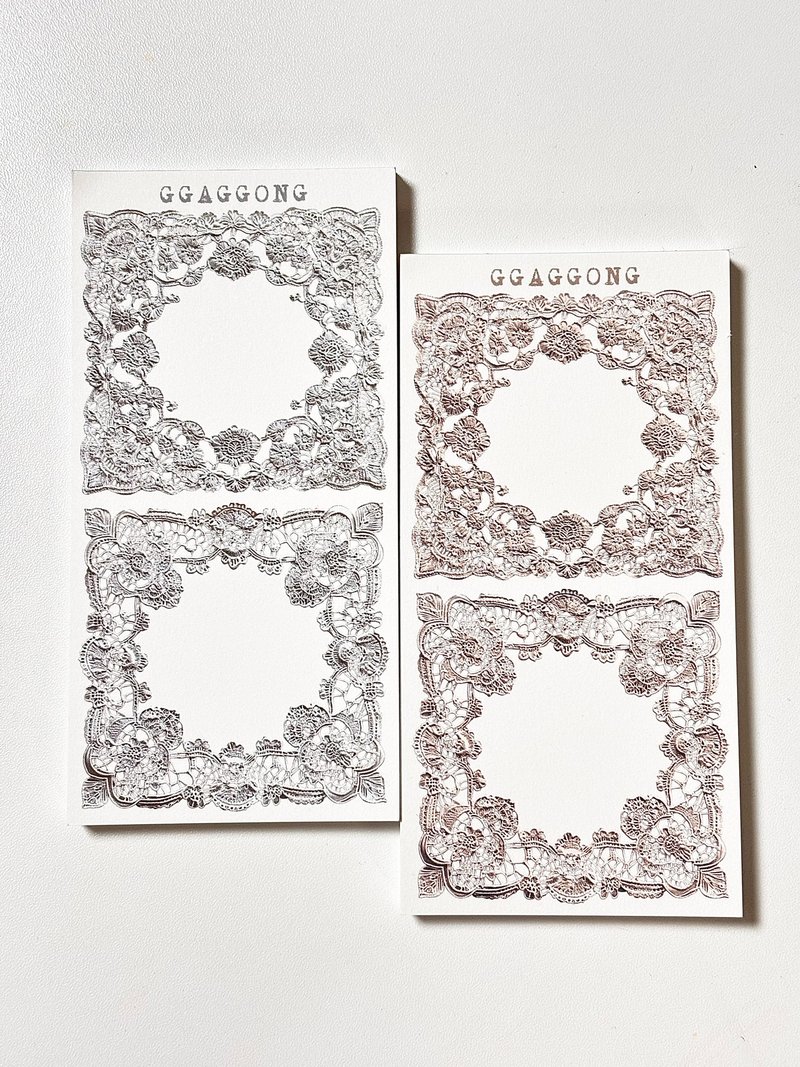 Antique Frame Memo Pad - 便條紙/便利貼 - 紙 