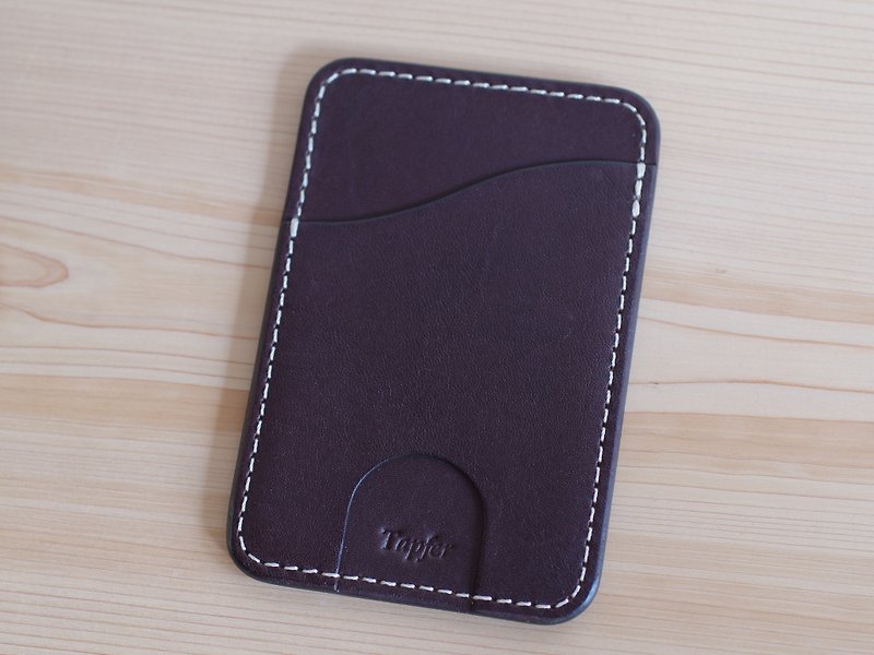 Nume leather pass case dark brown - ที่เก็บพาสปอร์ต - หนังแท้ สีนำ้ตาล