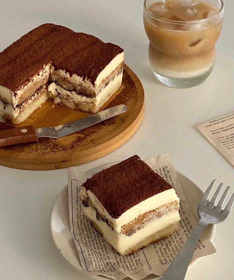 【微醺】提拉米蘇蛋糕盒子 - 蛋糕/甜點 - 其他材質 咖啡色