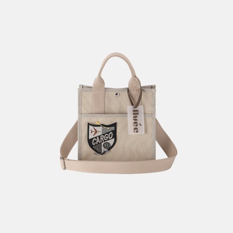 JoyBag ベージュ - トートバッグ・ハンドバッグ - コットン・麻 カーキ