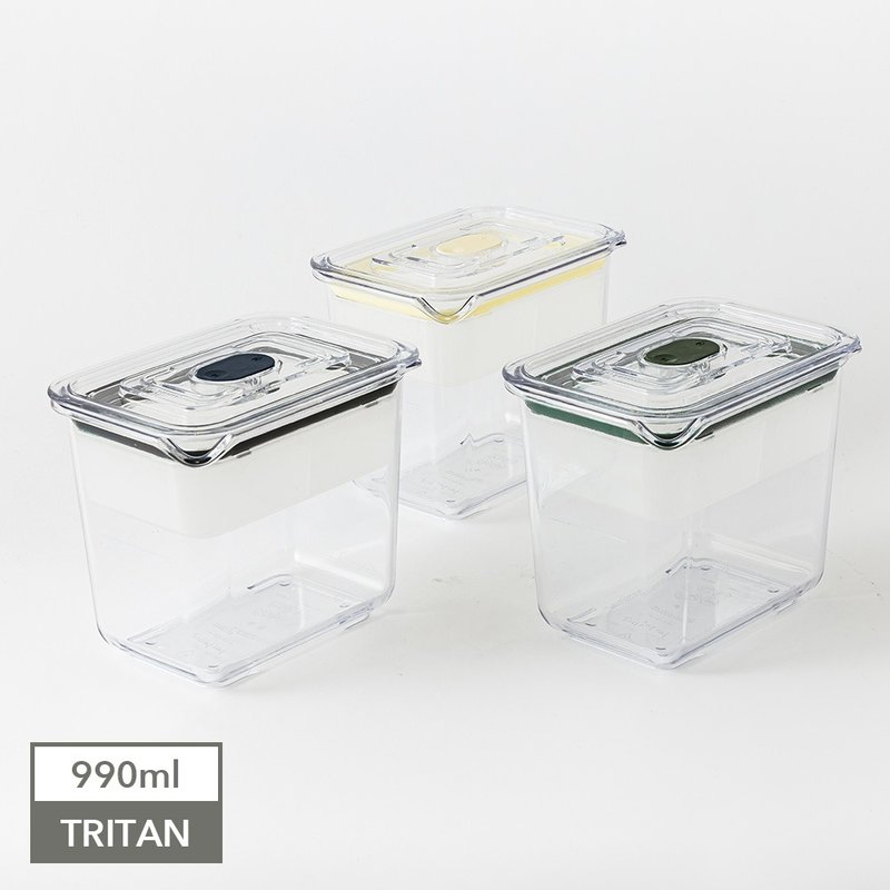 Latchlok Click 系列 TRITAN 保鮮盒 (2B) 990ml-共三色 - 便當盒/食物袋 - 塑膠 透明