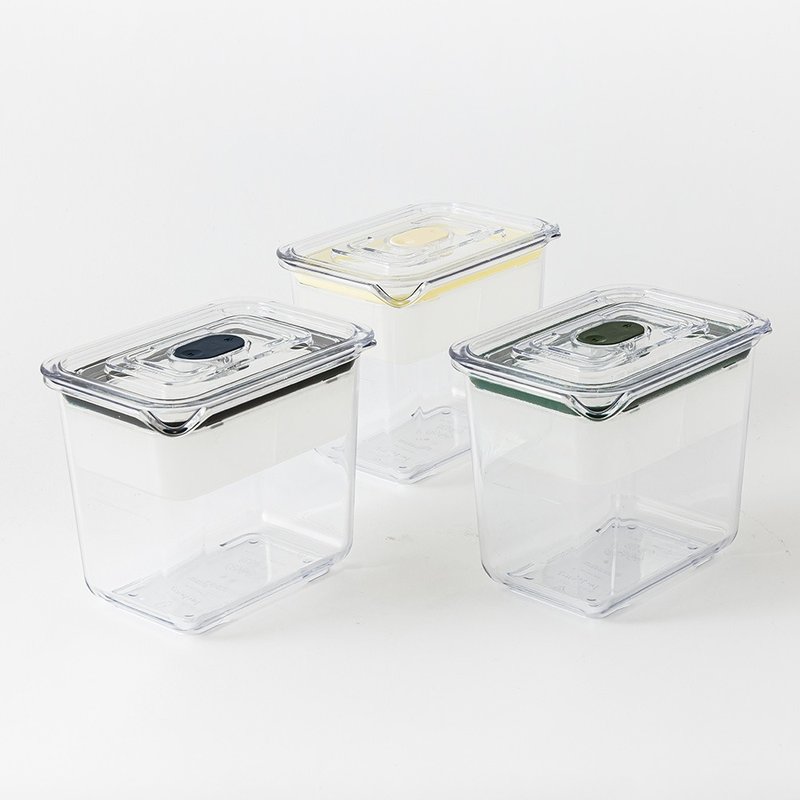 Latchlok Click Series TRITAN Fresh Container (2B) 990ml - Three colors - Lunch Boxes - Plastic Transparent