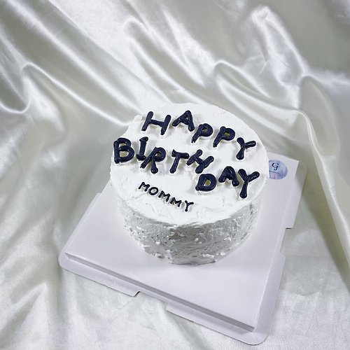 GJ.cake 塗鴉字母 生日蛋糕 客製蛋糕 卡通 造型 手繪 6吋 宅配