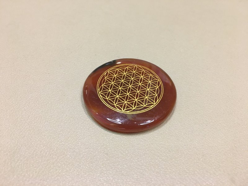 生命之花瑪瑙擺件 - 擺飾/家飾品 - 水晶 