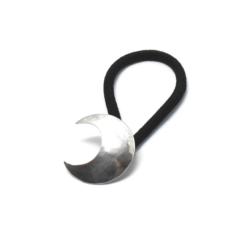 三日月 シルバー ヘアゴム - 髮夾/髮圈 - 純銀 銀色
