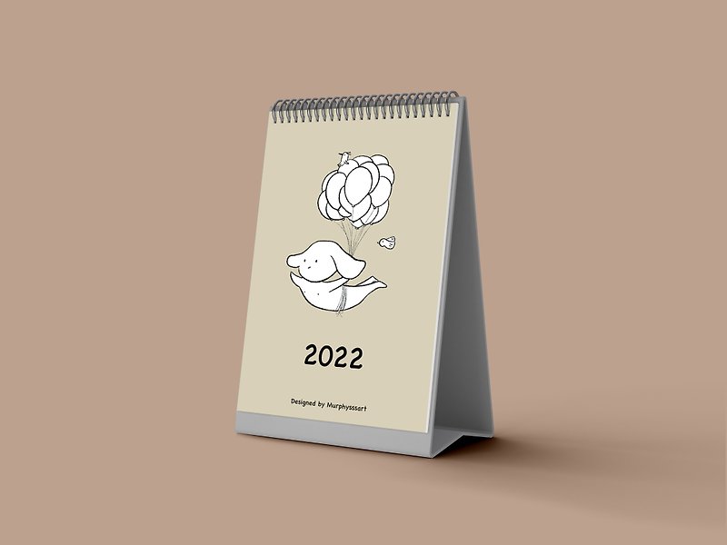 2022 Fantastic Desk Calendar - ปฏิทิน - กระดาษ สีใส