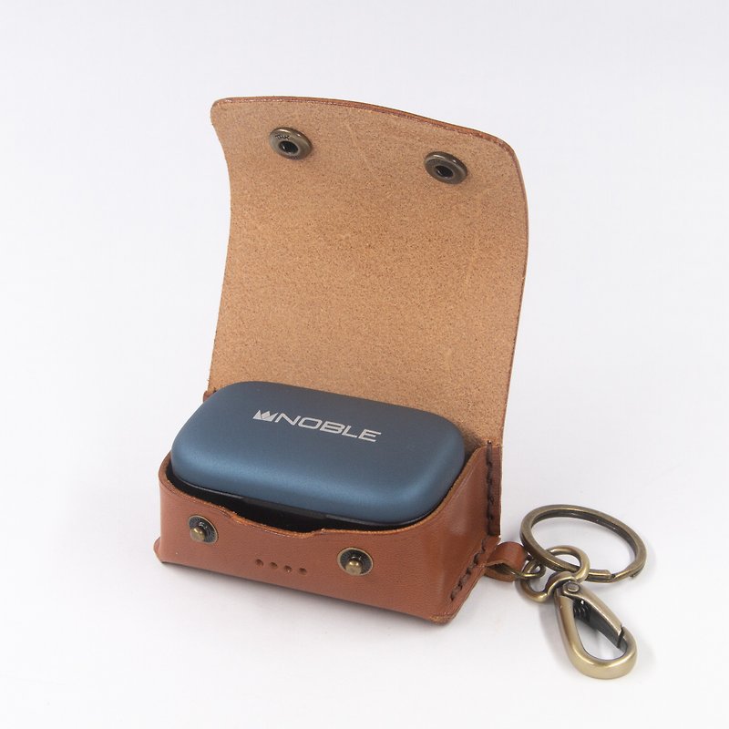 Engravable Noble Audio FoKus Pro Custom Wireless Bluetooth Headphones Handmade Leather Case - หูฟัง - หนังแท้ หลากหลายสี
