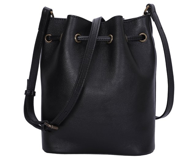 Delilah leather clearance bucket bag