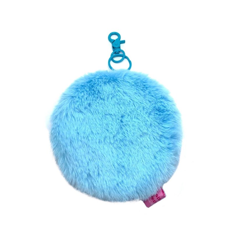 JCC 天藍圓圓零錢包掛飾 - 零錢包/小錢包 - 聚酯纖維 藍色