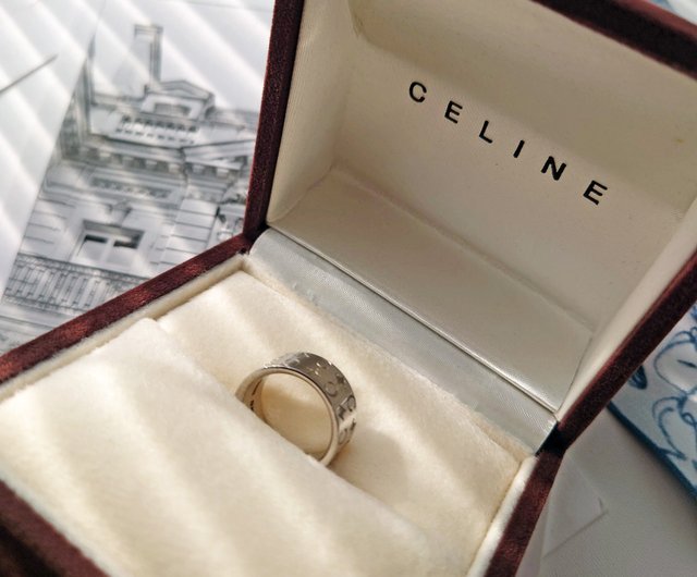 Medieval solitary item with box CELINE sterling silver Arc