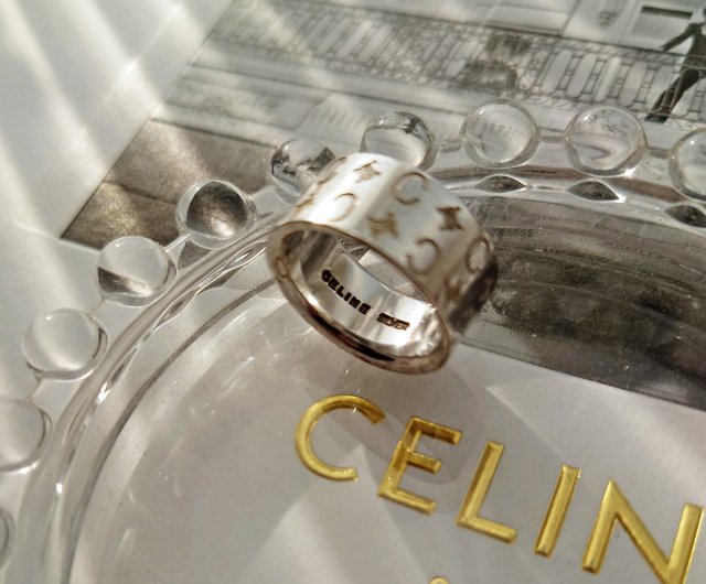モダン♪◇TRIOMPHE ケージ リング◇CELINE CELINE セリーヌ TRIOMPHE INDIE RING SET リング 指輪 4点