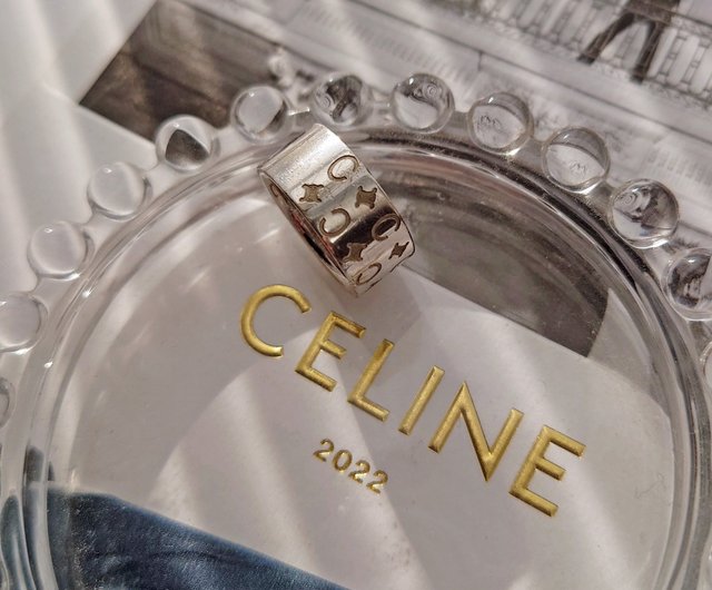 モダン♪◇TRIOMPHE ケージ リング◇CELINE セリーヌ CELINE CELINE リング Chunky Triomphe Ring 461DR6BRA