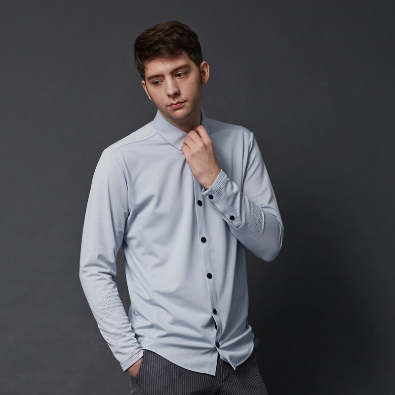 T-Mapping Shirt - Men's Shirts - Other Materials Gray