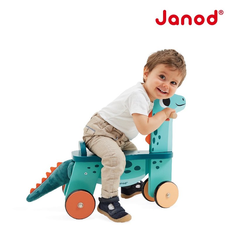 【Janod, France】Little Dinosaur Scooter - ของเล่นเด็ก - ไม้ 