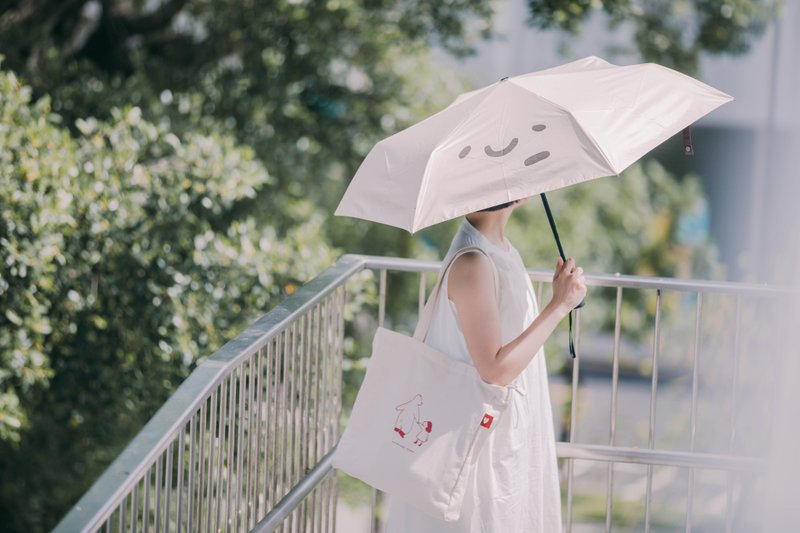 咻熊家的晴雨兩用傘 泥大臉款 - 雨傘/雨衣 - 其他金屬 