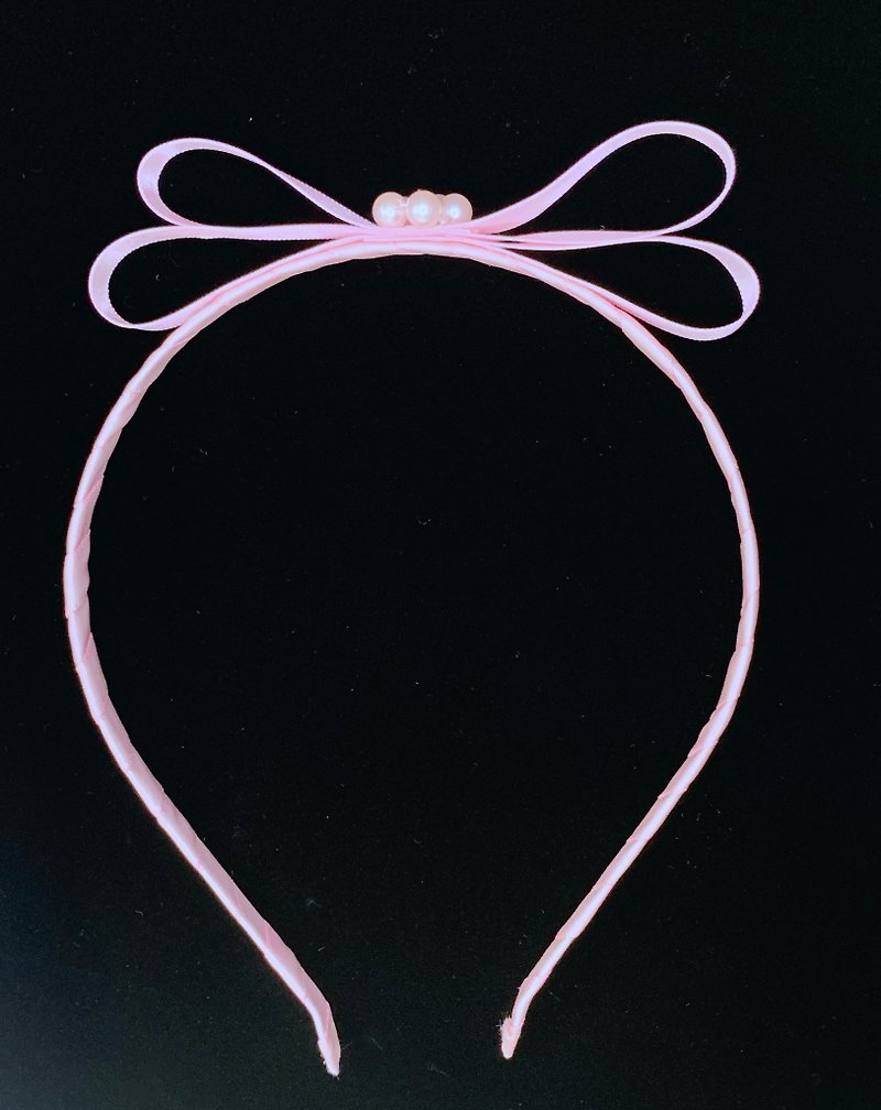 Ribbon Bow Hair Accessories-Hyacinth Pink Hyacinth - Hair Accessories - Silk Pink