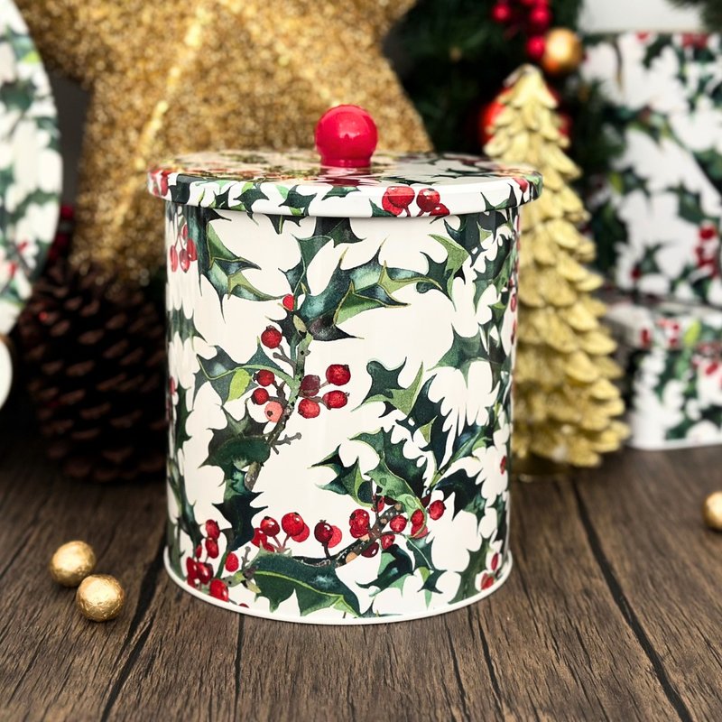 Holly 聖誕冬青糖果圓筒 【英國糖迷你包38包入】 - 蛋捲/餡餅/零食 - 其他材質 綠色