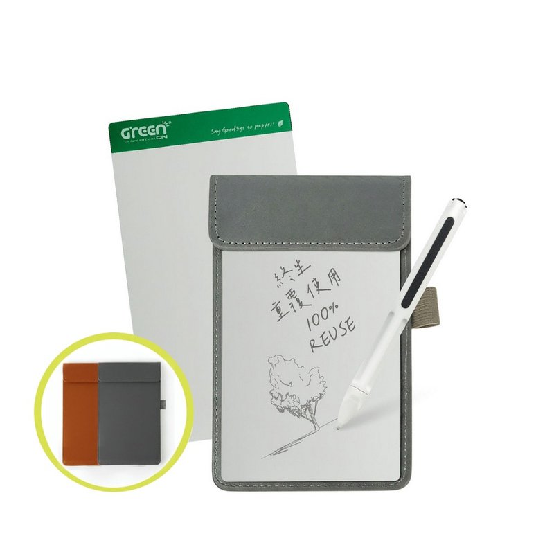 【Green Board】7.2 吋磁性電紙板 MT7進階收納組-綠色 超薄軟性 - 便條紙/便利貼 - 其他材質 多色