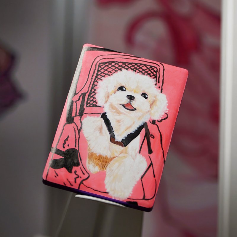 Hand-Painted Pet Portraits   Exclusive Fridge Magnets   Decor - Magnets - Other Materials Multicolor