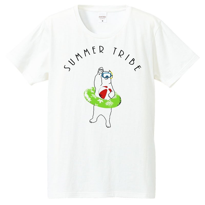 T-shirt / summer tribe - Men's T-Shirts & Tops - Cotton & Hemp White