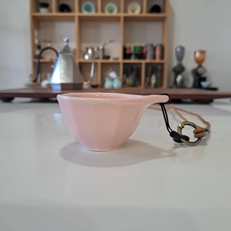 若櫻粉掛繩式角面兩怡品飲杯 專利設計 端午節禮物 禮物 - 咖啡杯/馬克杯 - 瓷 粉紅色