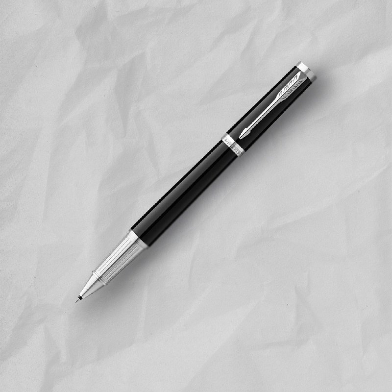 PARKER 派克 精英系列 麗雅黑白夾 鋼珠筆 免費刻字 (原廠正貨) - 鋼珠筆 - 其他金屬 黑色