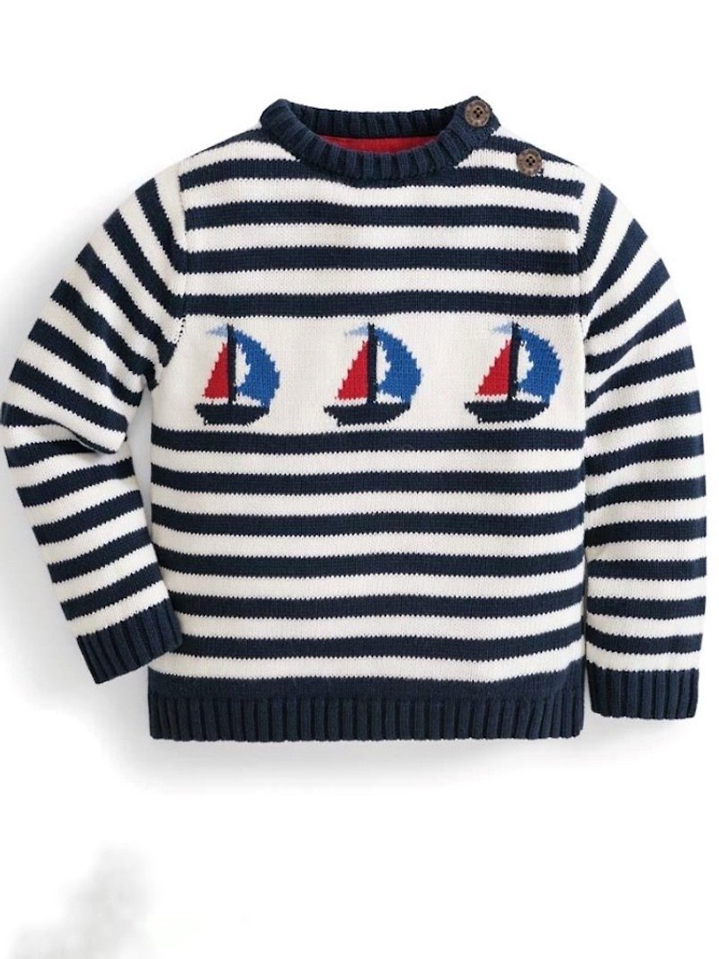 Boat Jumper - Coats - Cotton & Hemp Blue
