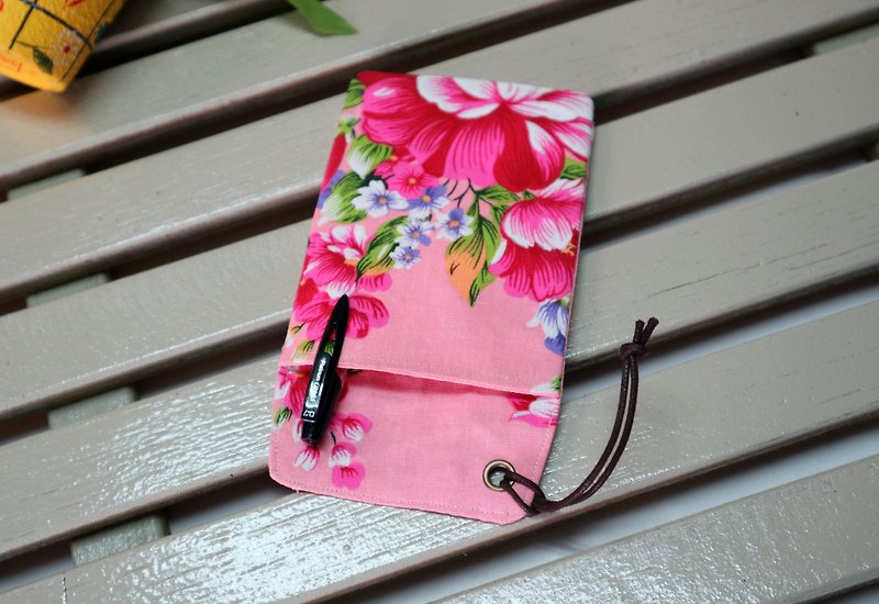 Pocket pencil bag leakproof ink storage bag physician robe pen bag ~ blooming flowers - กล่องดินสอ/ถุงดินสอ - ผ้าฝ้าย/ผ้าลินิน หลากหลายสี