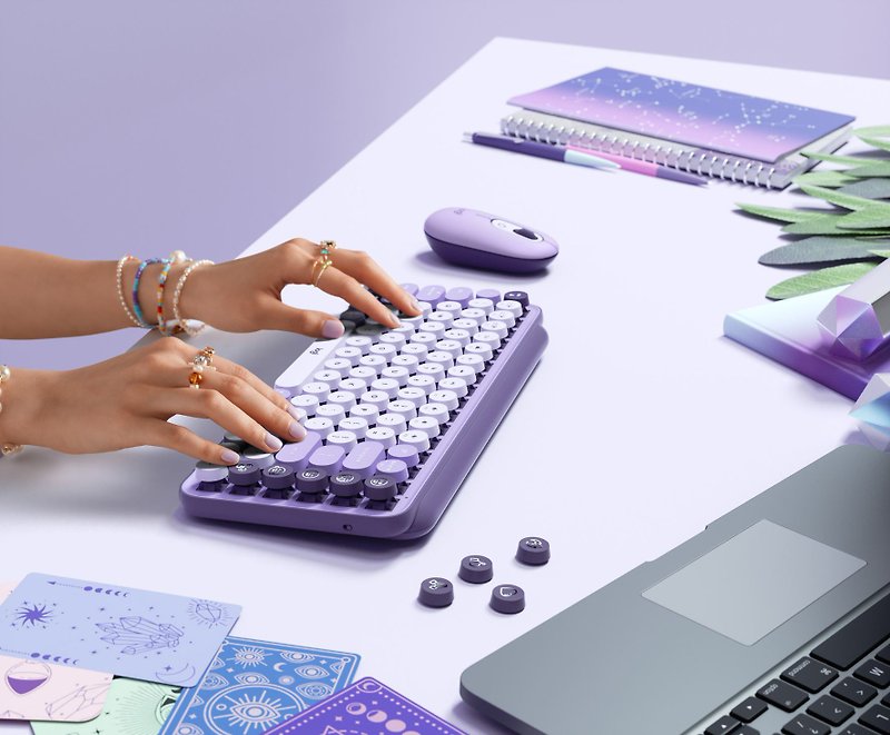 [Free 500 yuan coupon] Wireless keyboard and mouse set--POP KEYS keyboard + POP MOUSE mouse - อุปกรณ์เสริมคอมพิวเตอร์ - พลาสติก 