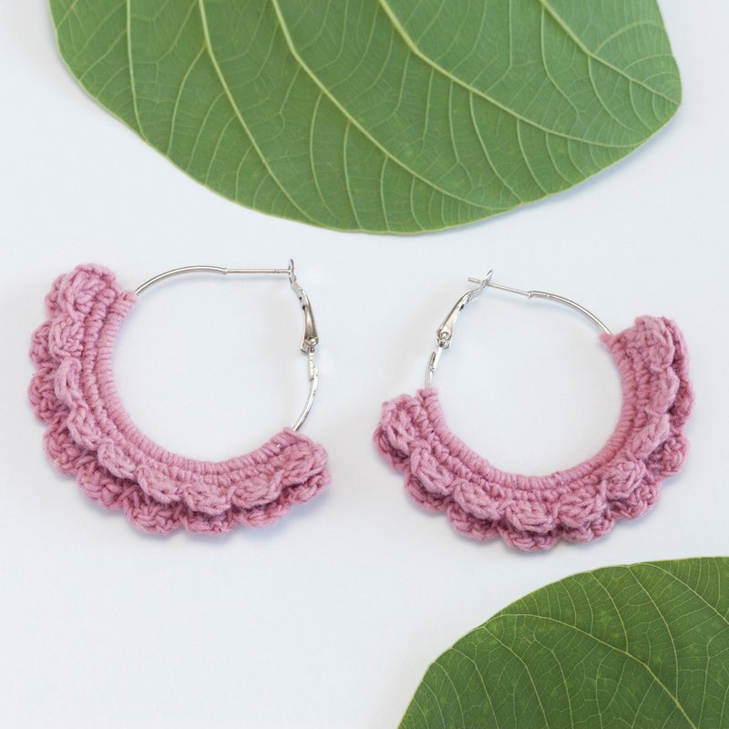 Hoop Earings - Earrings & Clip-ons - Cotton & Hemp 