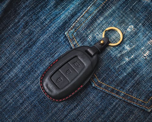 TTP_leathers 波賽頓手工皮件 現代 Hyundai Elantra Tucson Venue 山土匪 汽車鑰匙皮套