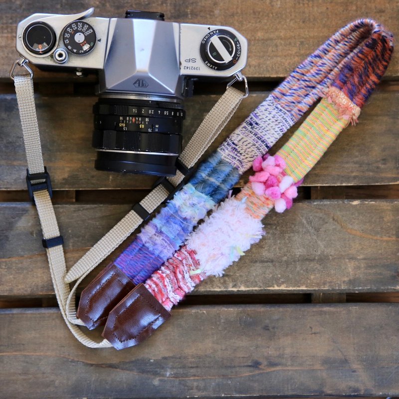 ヤーンのカメラストラップ#41/再販/相機背帶 - 相機背帶 - 其他材質 多色