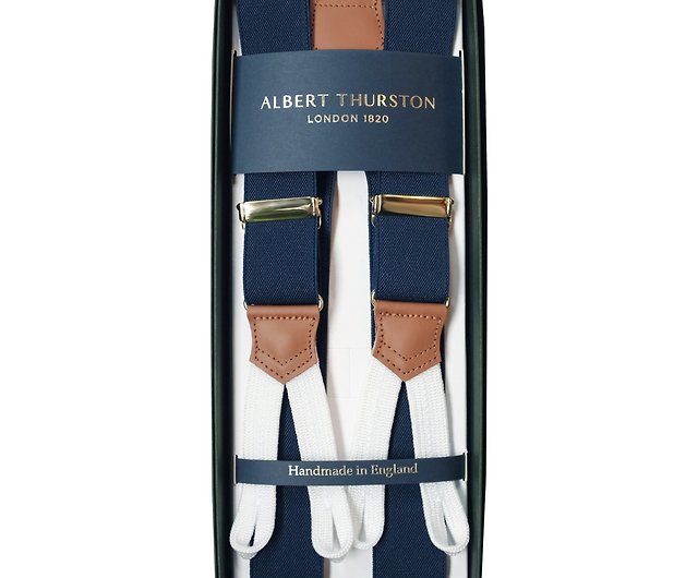 Made In England Albert Thurston Navy Braces Suspenders since 1820 - Shop  madeineden Belts - Pinkoi