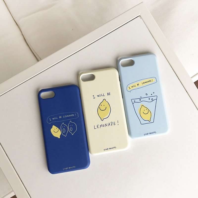 Phone Protection Hard Case | Second Morning Lemonade Hard Case - เคส/ซองมือถือ - วัสดุอื่นๆ 