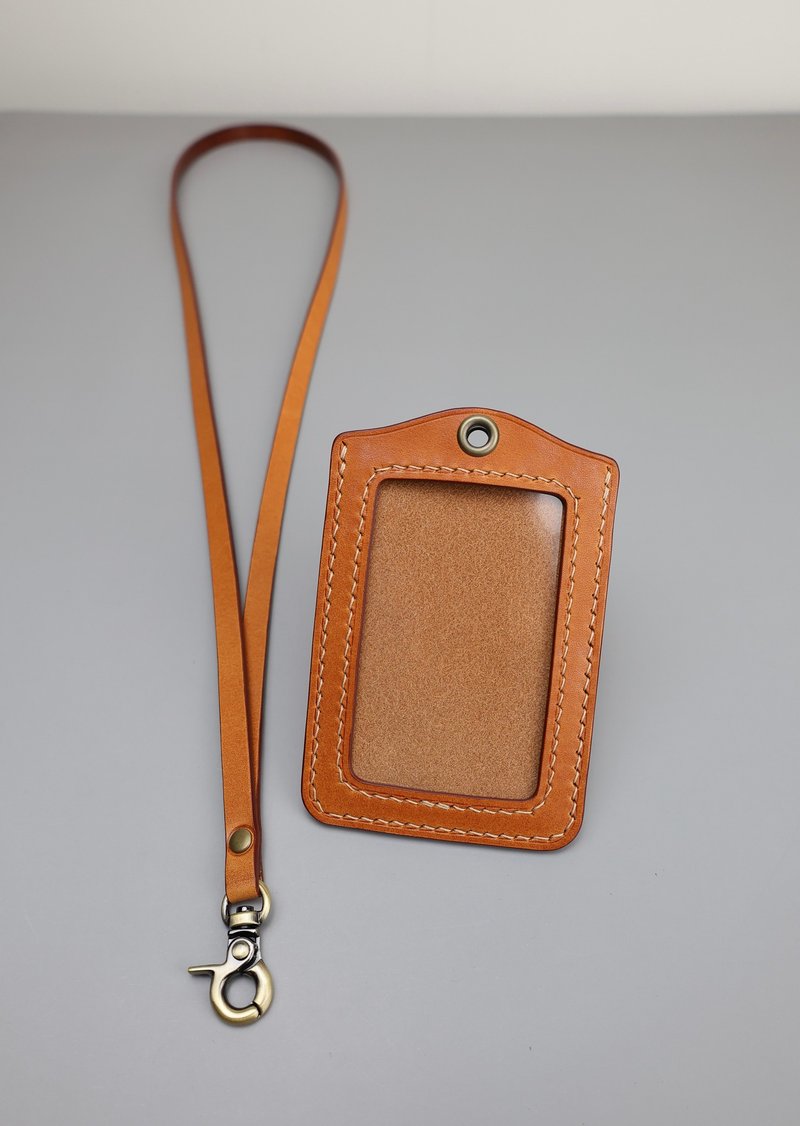 Document cover vegetable tanned leather - ID & Badge Holders - Genuine Leather 