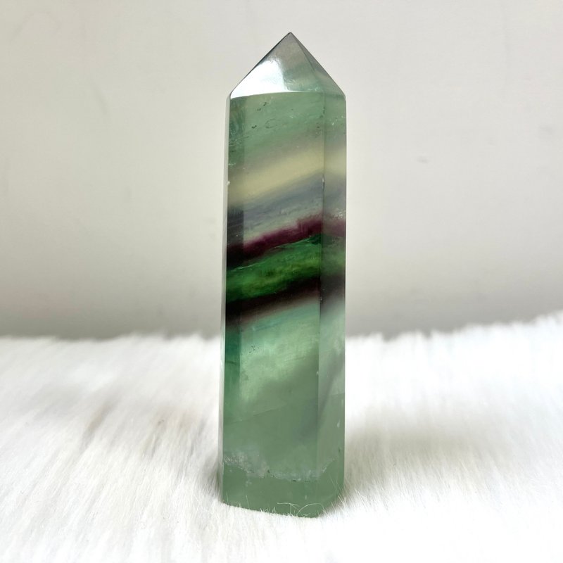 彩螢石柱 | 水晶 | 水晶柱 | 水晶擺件 - 擺飾/家飾品 - 水晶 多色
