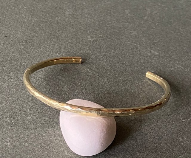 Kamaboko Tsuchime Bangle Brass Bangle - 設計館KLIN 手鍊/手環- Pinkoi