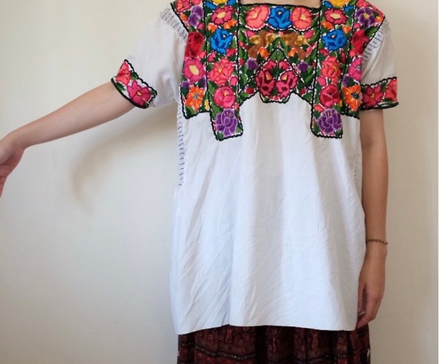 Hand-Embroidered Cotton Shirts from Guatemala 
