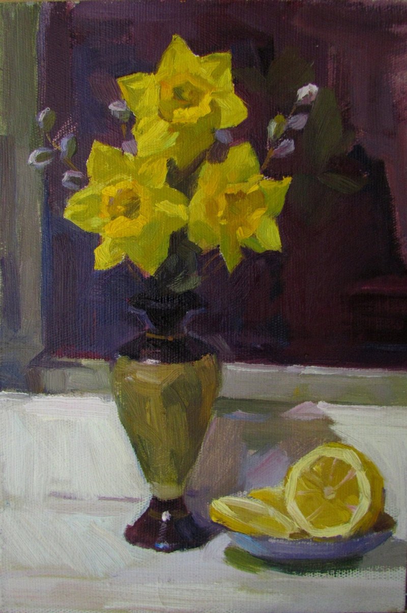 Pink flowers in a white vase still life - 壁貼/牆壁裝飾 - 棉．麻 