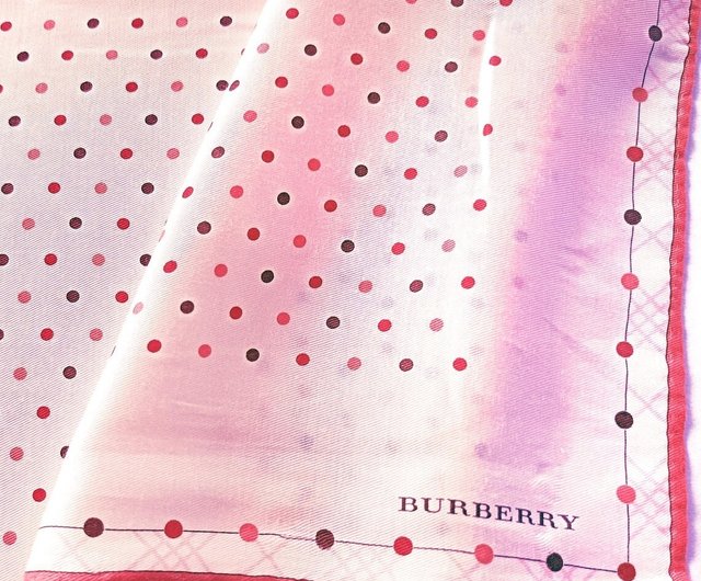 burberry polka dot scarf