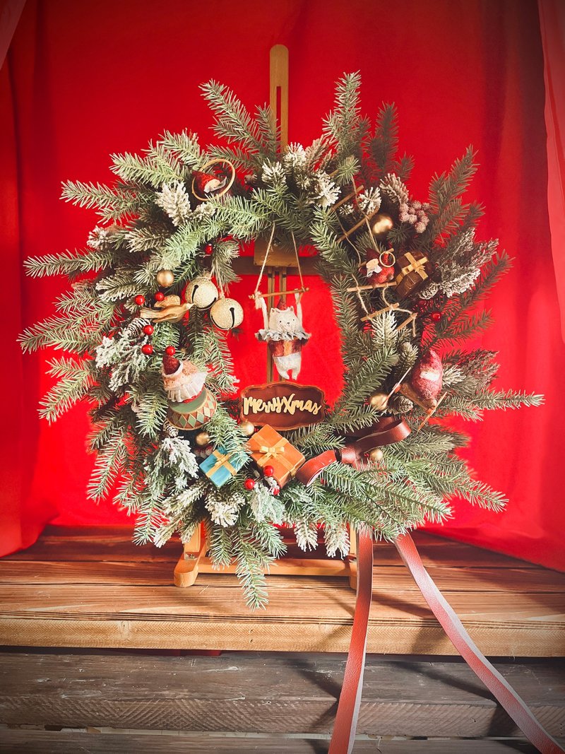 Circus Christmas Wreath【Christmas Course】 - Plants & Floral Arrangement - Plants & Flowers 