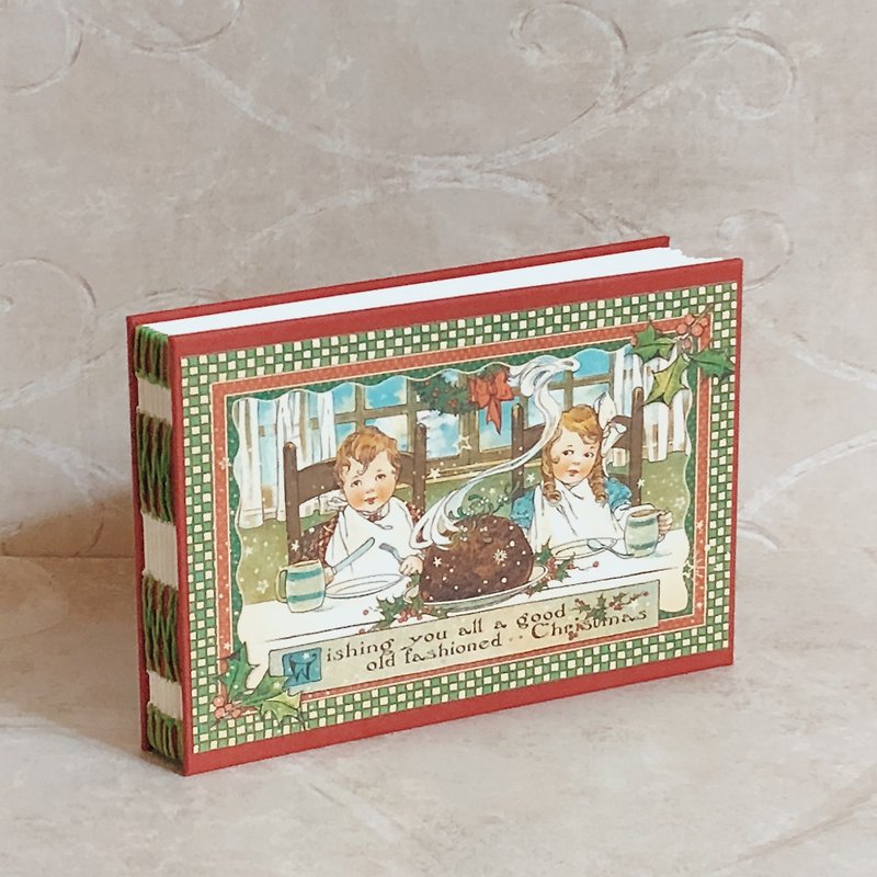 Crocodile Miss Christmas French Handmade Book - สมุดบันทึก/สมุดปฏิทิน - กระดาษ 