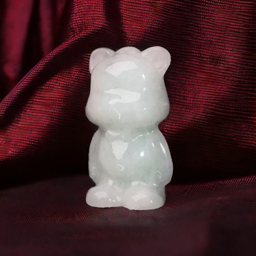 瓔珞珠寶盒 E.L.Jewelry Box 【熊熊玉見你】冰種翡翠小熊吊飾 | 天然緬甸玉翡翠A貨|送禮