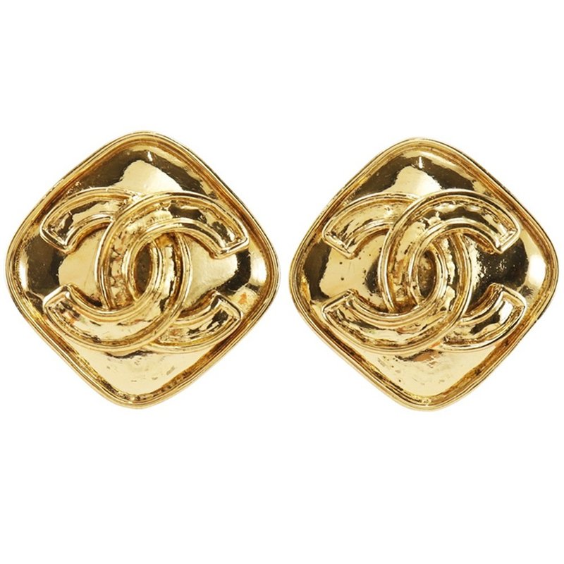 【日本直送】シャネル CHANEL ココマーク イヤリング ヴィンテージ 金メッキ 94P 約18.9g レディース【中古】 - 耳環/耳夾/耳骨夾 - 其他金屬 金色