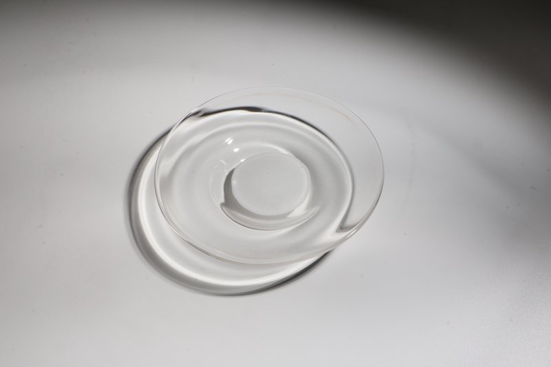 白芯小碟子 - 豉油碟/小碟/醬油碟 - 玻璃 透明